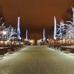 Esplanade in Helsinki during a winter. Photo: Lauri Rantala (Flickr)